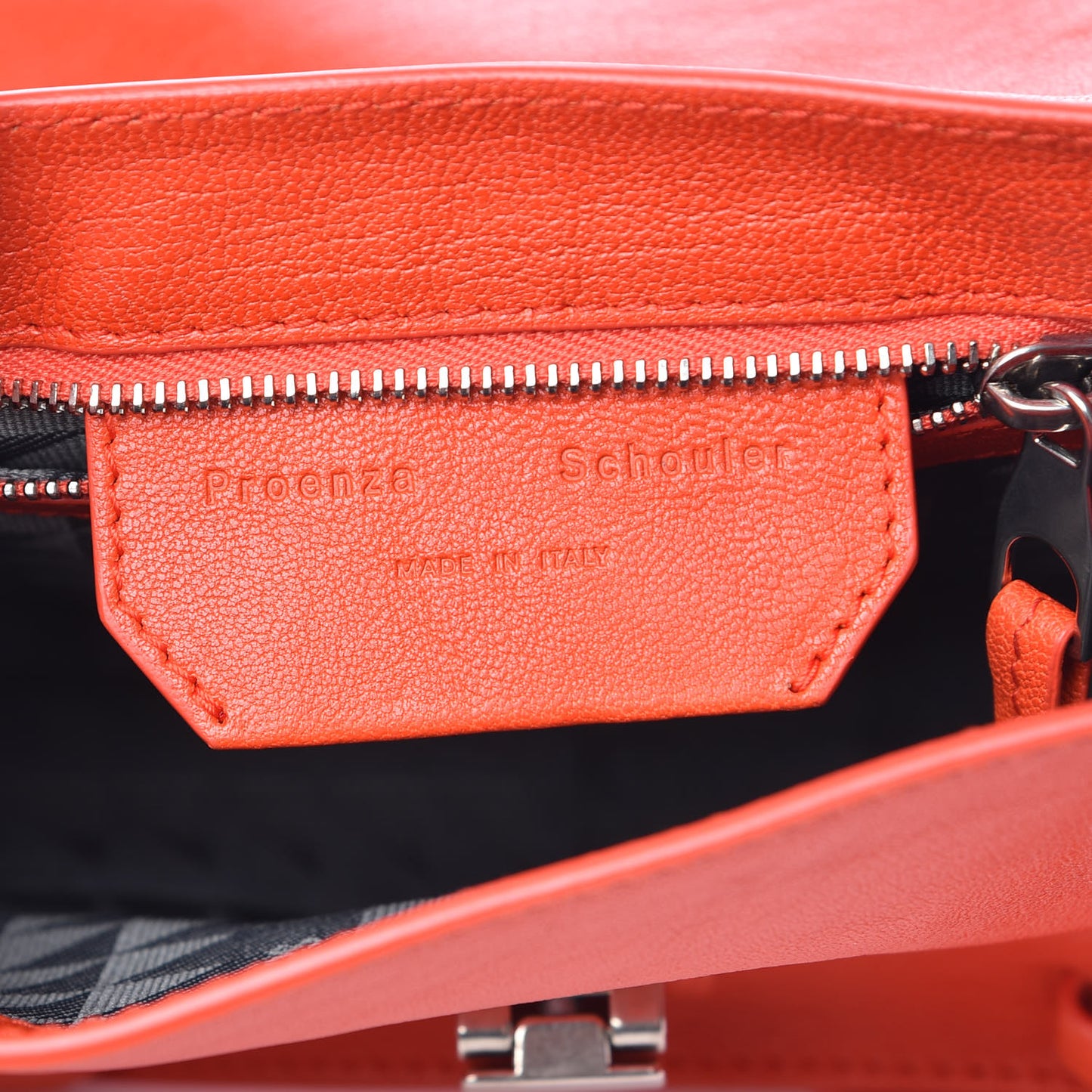 Lambskin PS1 Mini Pouch Messenger Bag Deep Coral
