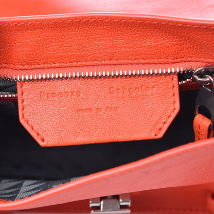 Proenza Schouler Lambskin PS1 Mini Pouch Messenger Bag Deep Coral 5 of 6