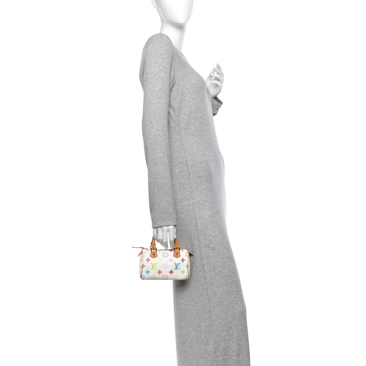 Louis Vuitton Monogram Multicolor Mini Sac HL Speedy White 2 of 10