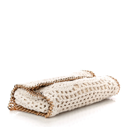 Stella McCartney Cotton Crochet Falabella Crossbody Bag White 4 of 10