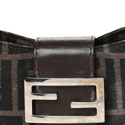 Fendi Zucca Mini Half Moon Baguette Tobacco 7 of 10