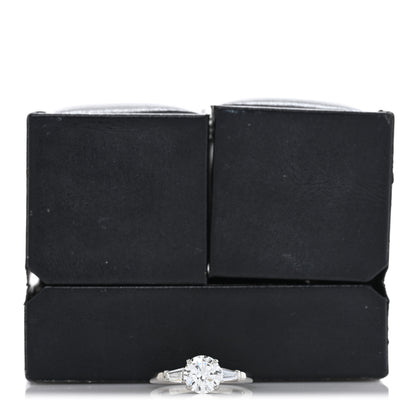 Bulgari Platinum Diamond 1.25ct Three Stone Engagement Ring 51 5.75 5 of 5