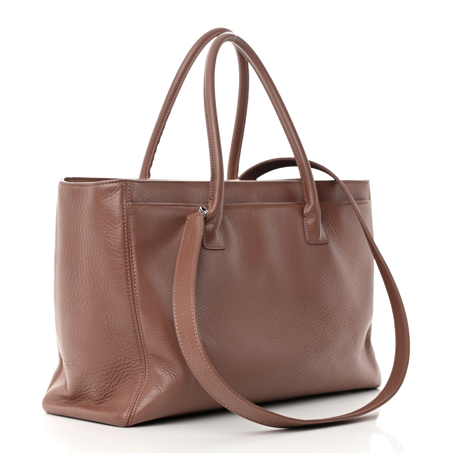 Chanel Calfskin XL Cerf Executive Shopper Tote Mauve 3 of 22