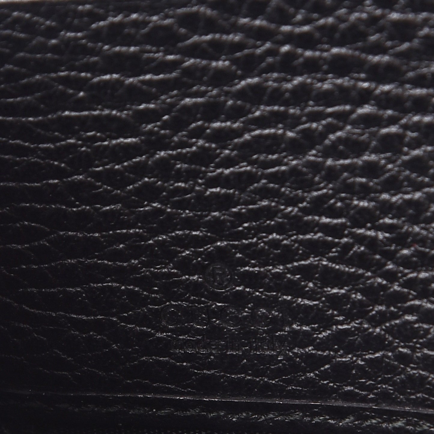 Dollar Calfskin GG Marmont Zip Around Wallet Black