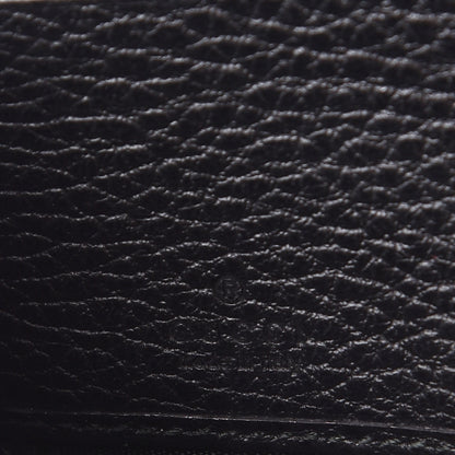 Gucci Dollar Calfskin GG Marmont Zip Around Wallet Black 6 of 10