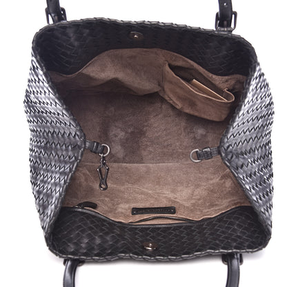 Bottega Veneta Nappa Intrecciato Medium Seamless Tote Black 5 of 12