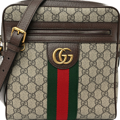 Gucci GG Supreme Monogram Web Small Ophidia Messenger Bag Brown 8 of 10