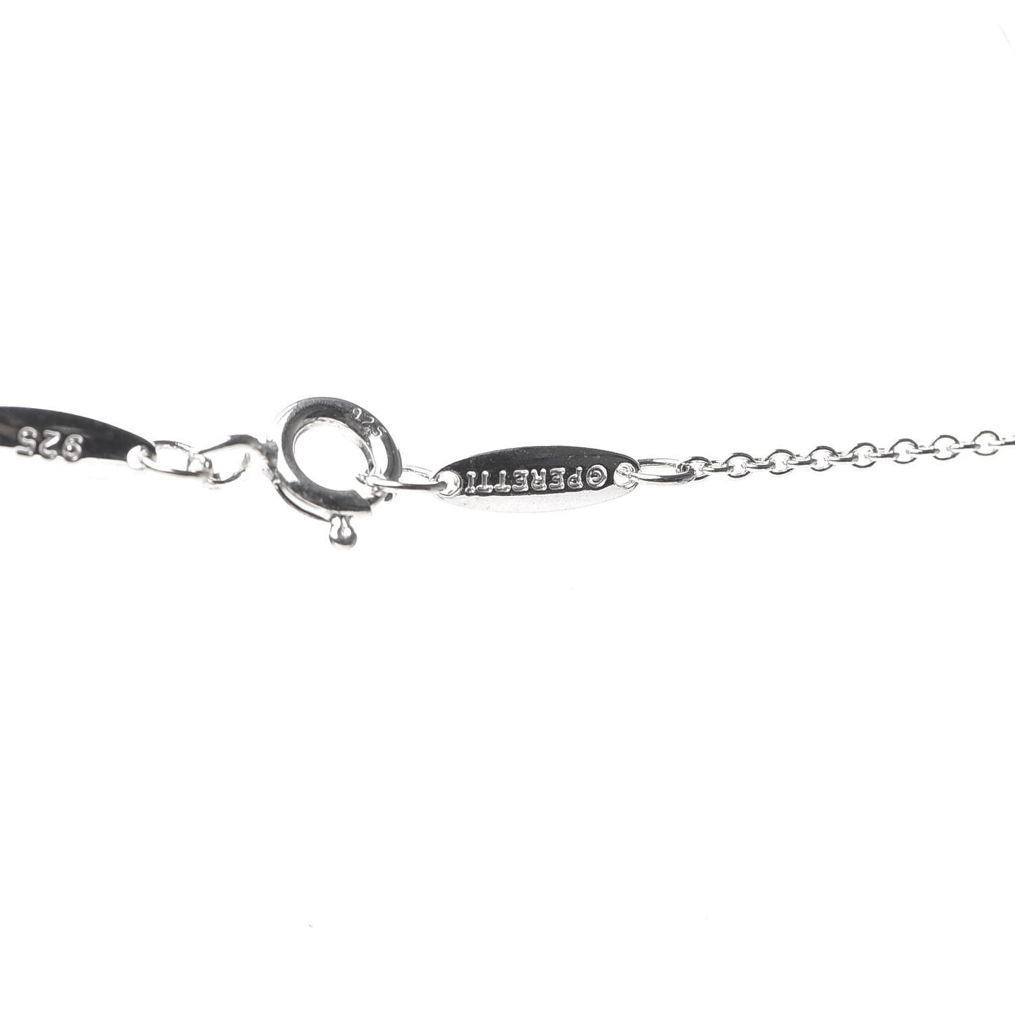Sterling Silver Elsa Peretti Bottle Pendant Necklace