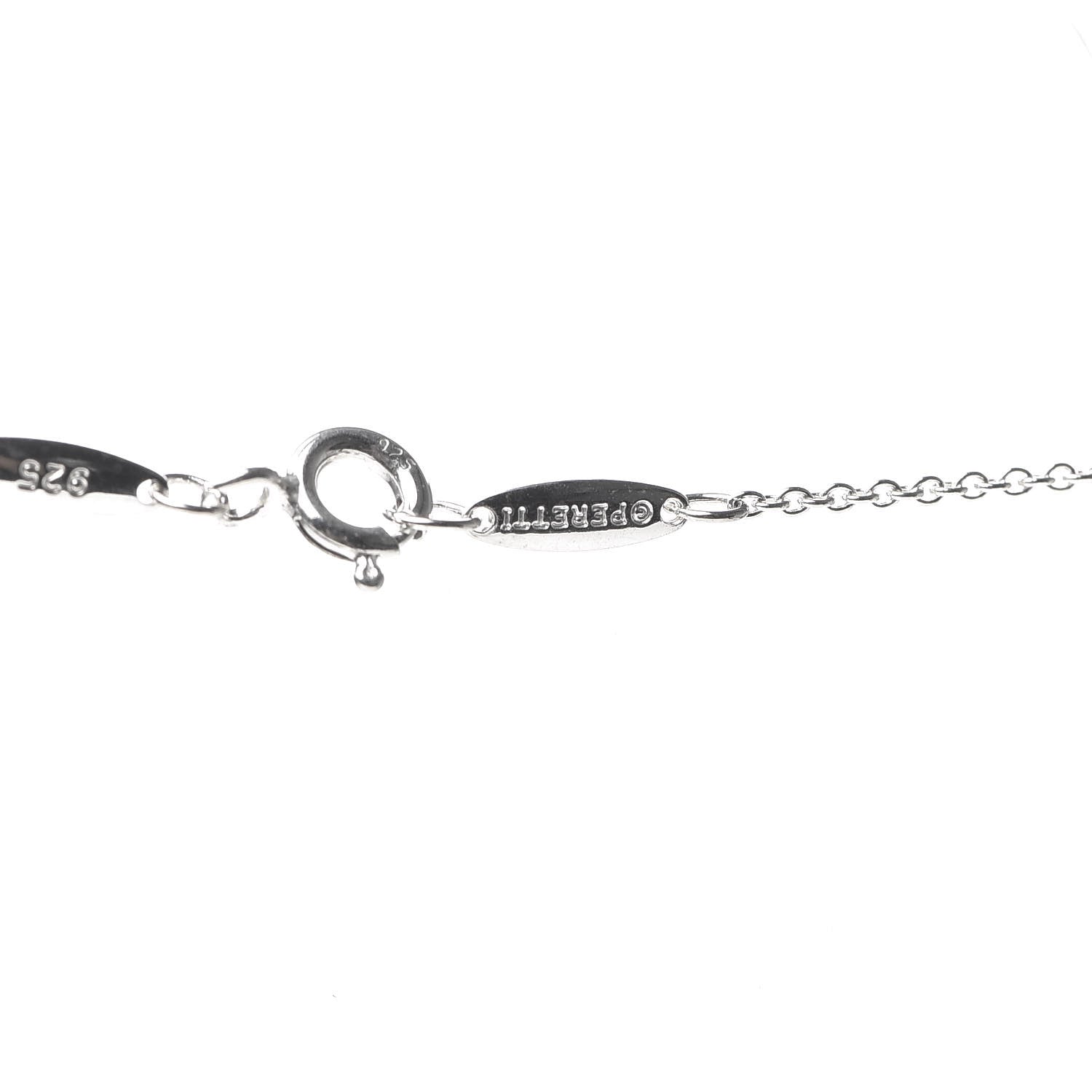 Tiffany Sterling Silver Elsa Peretti Bottle Pendant Necklace 6 of 7