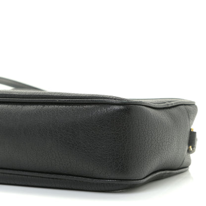 Saint Laurent Lambskin Monogram Small Lou Camera Bag Black 6 of 13