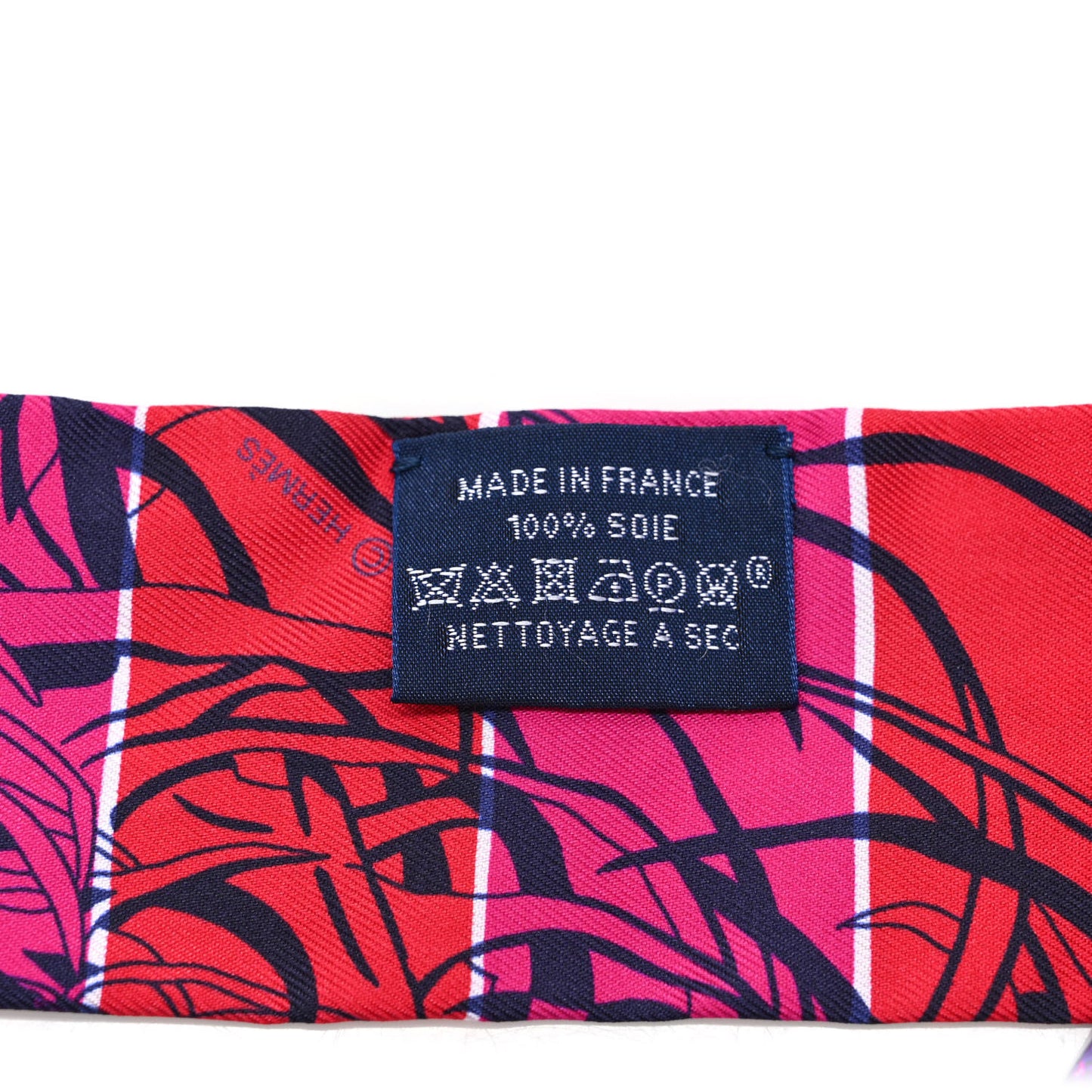 Silk Jungle Love Rainbow Twilly Rose Vif Encre White