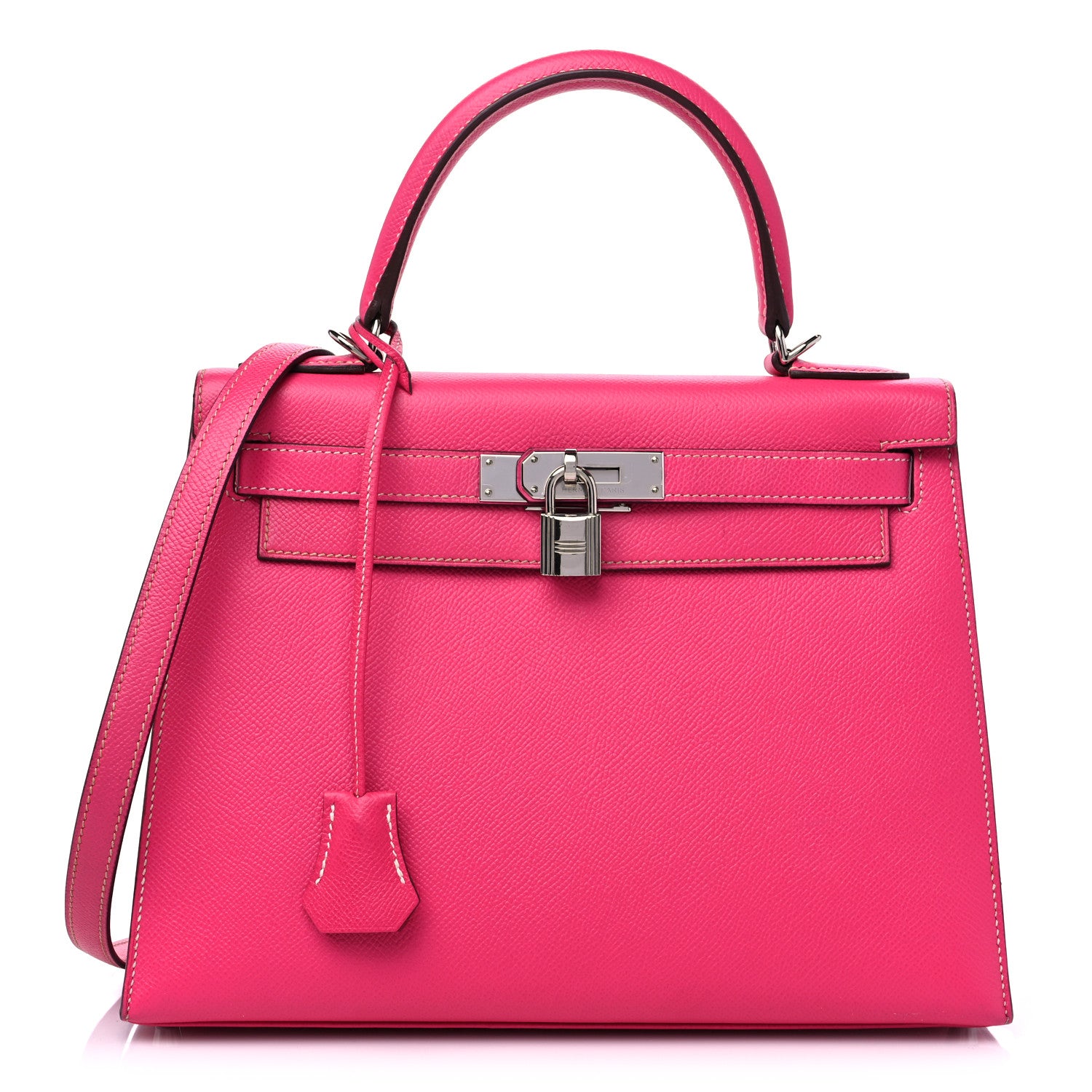 Hermes Epsom Kelly Sellier 28 Rose Tyrien 1 of 14