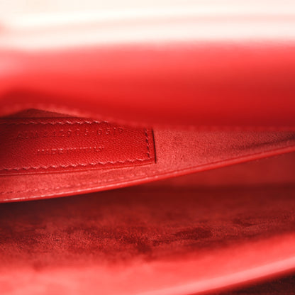 Saint Laurent Calfskin Medium Monogram Sunset Rouge Eros 6 of 11