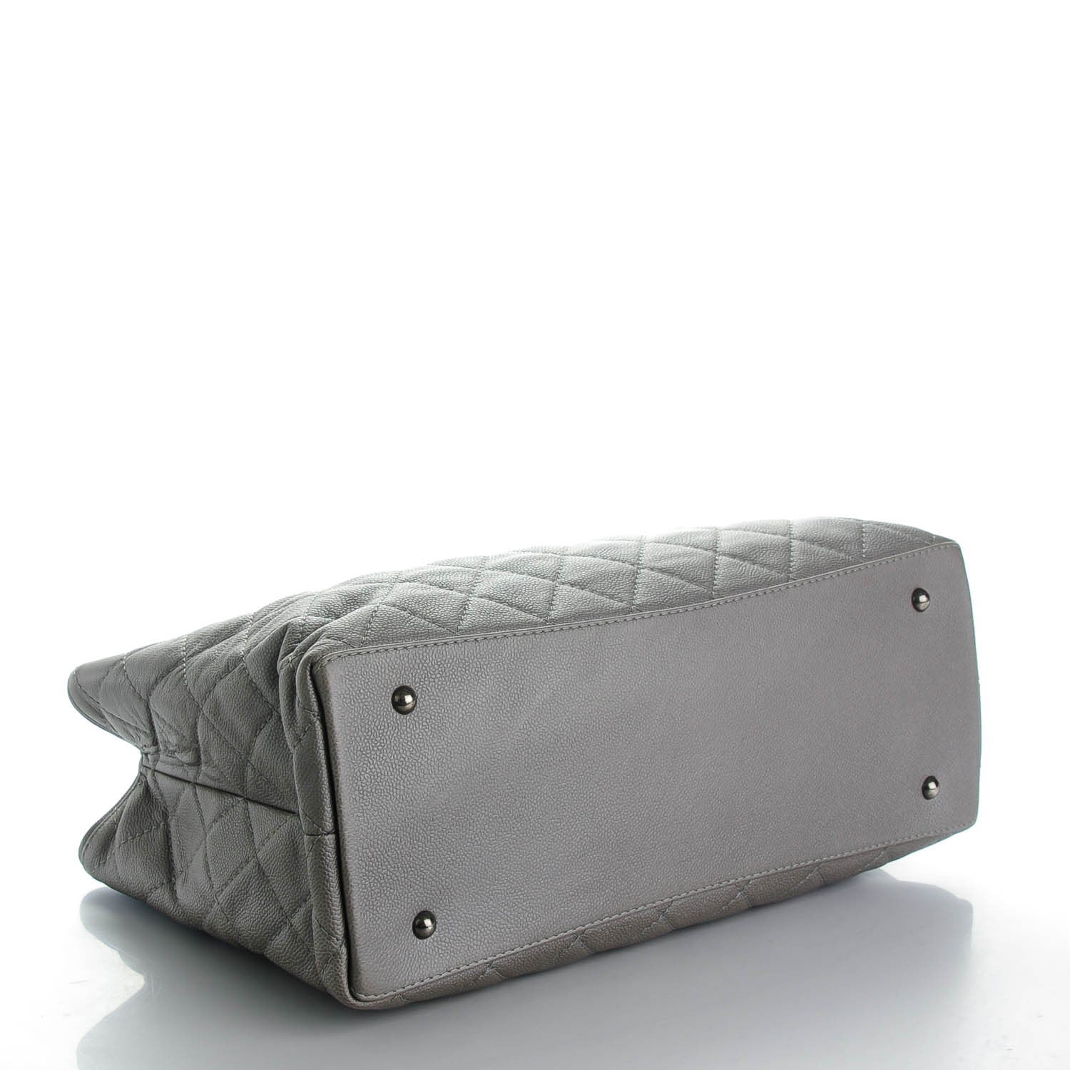 Chanel Metallic Caviar Large Be Caviar Tote Silver 4 of 7