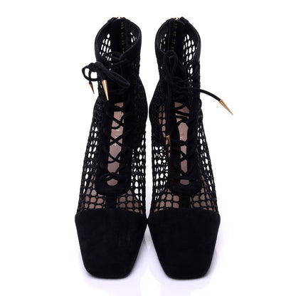 Christian Dior Suede Resille Naughtily-D 30mm Ankle Boots 39.5 Black 6 of 11