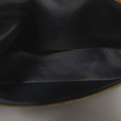 Loro Piana Grained Calfskin L19 Extra Pocket Pouch Navy Blue 5 of 10