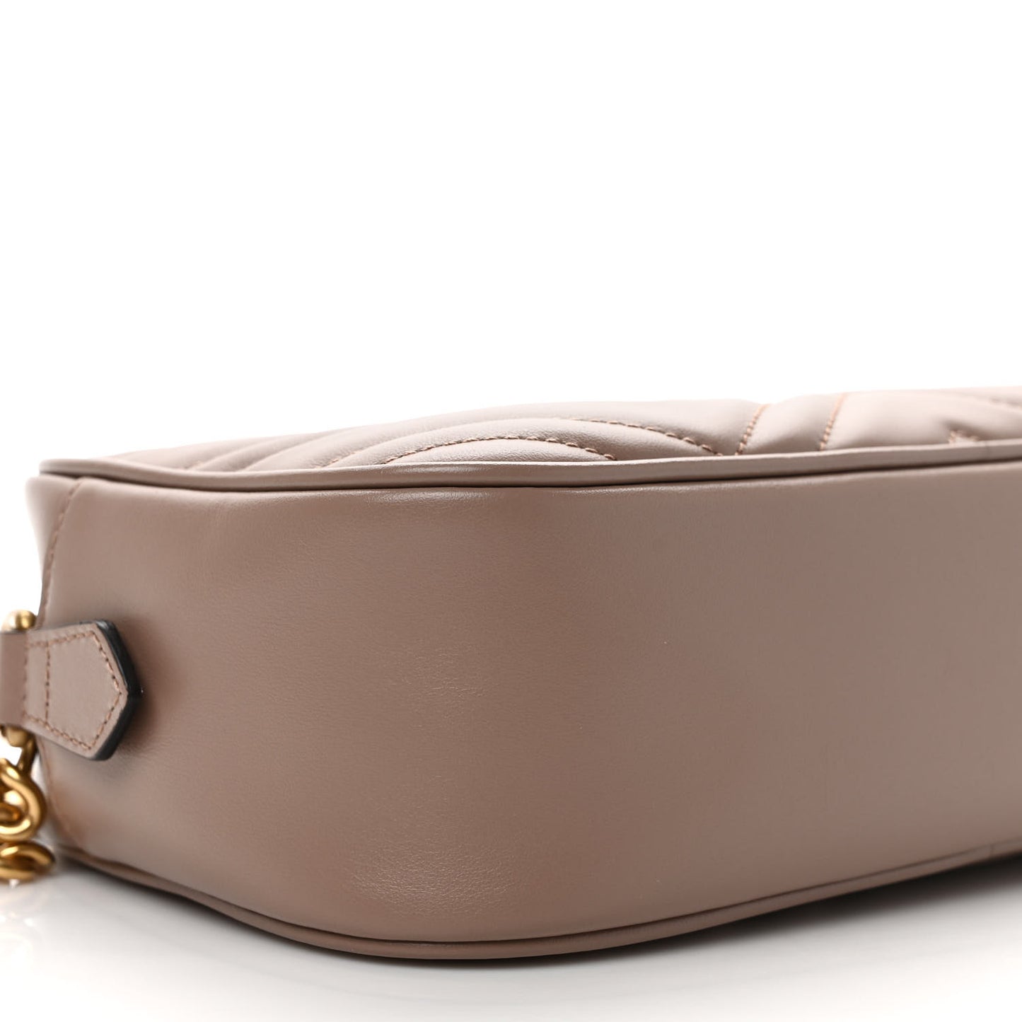 Calfskin Matelasse Small GG Marmont Chain Shoulder Bag Porcelain Rose