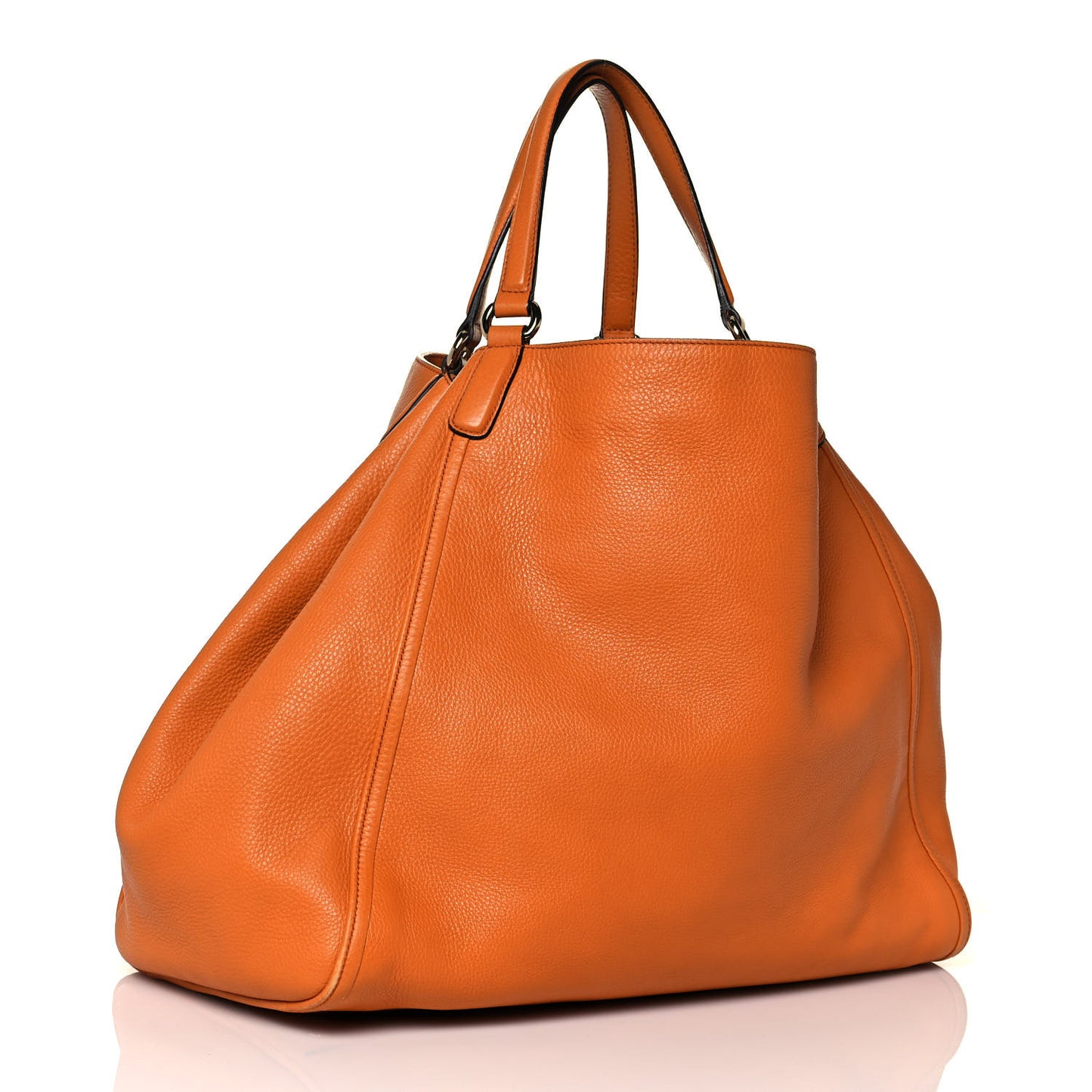 Cellarius Calfskin Large Soho Shoulder Bag Curcuma