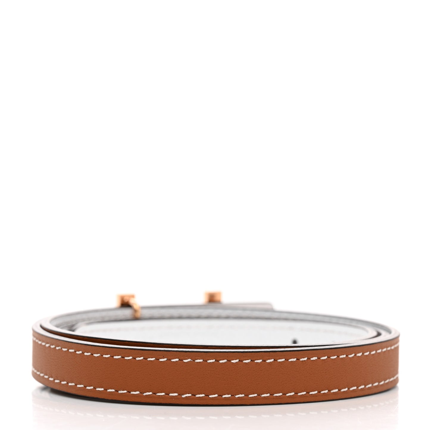 Swift Epsom 13mm Focus Medor Laquee Belt Gold White