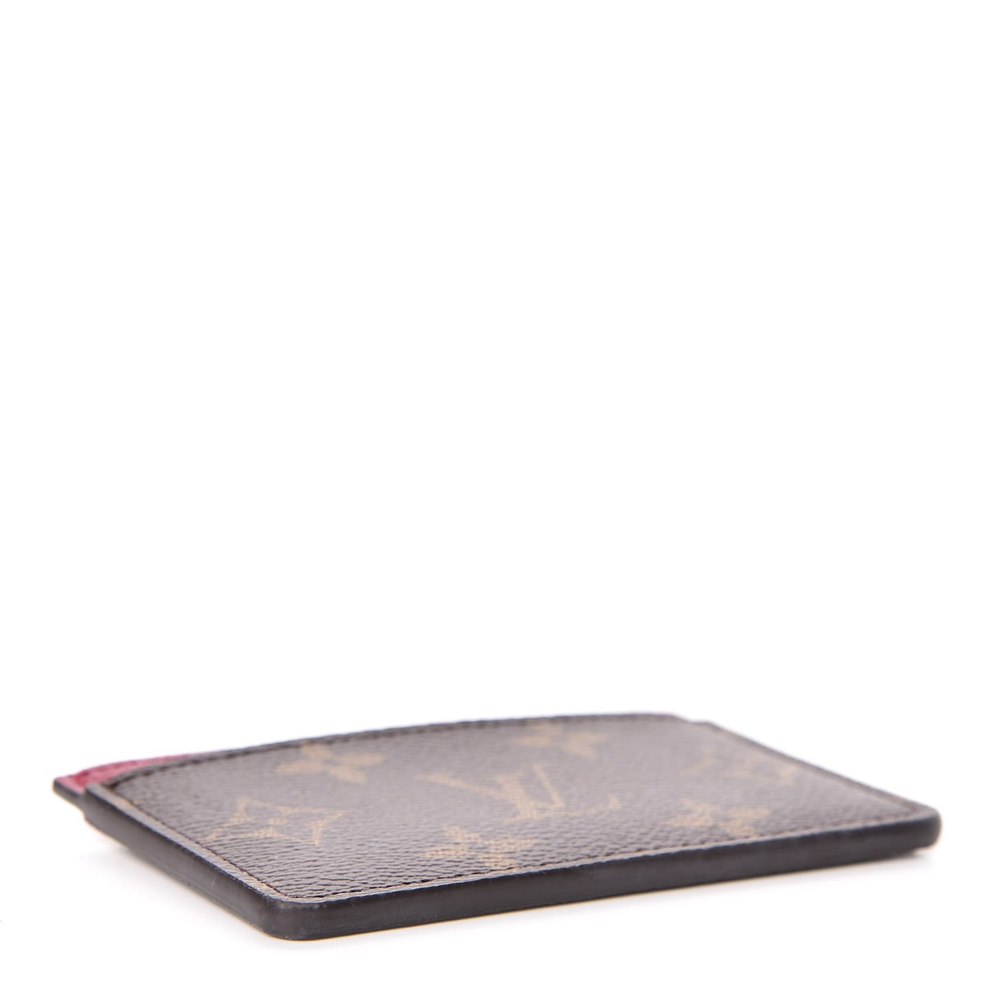 Monogram Card Holder Fuchsia