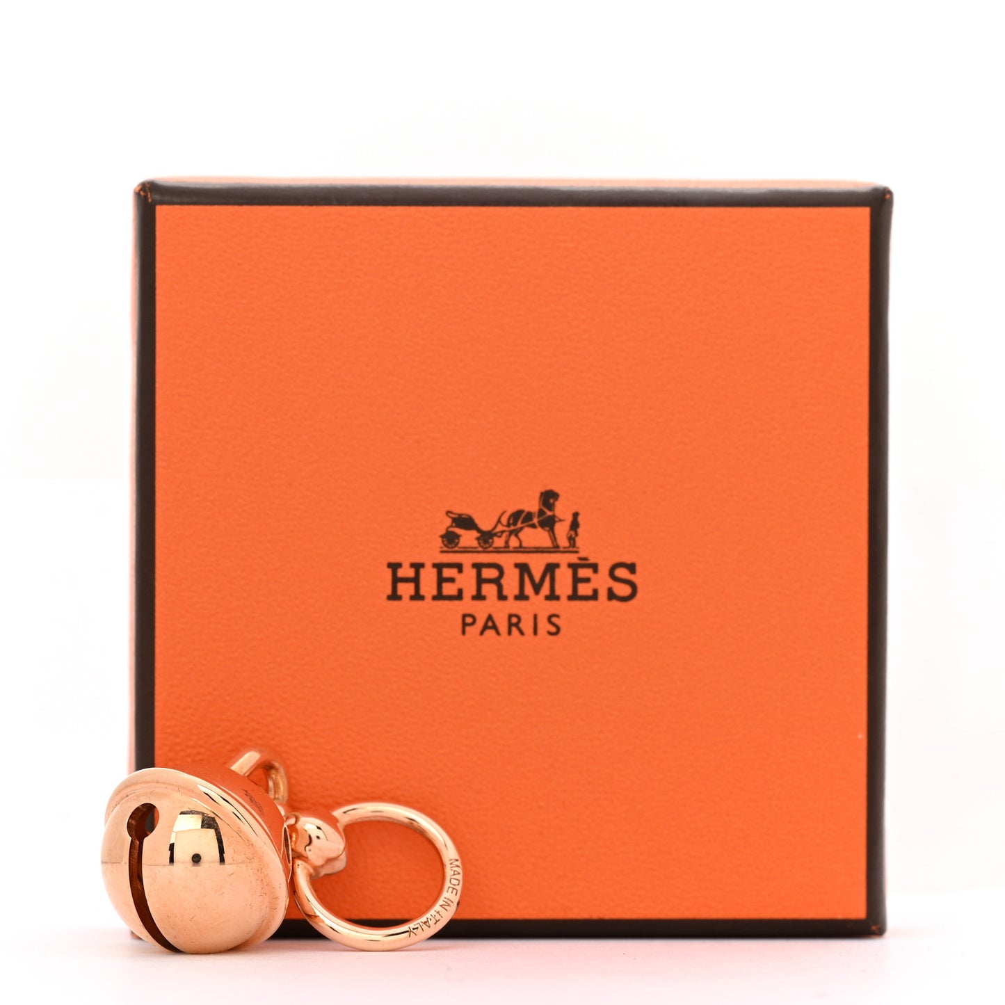 Rose Gold Plated Charms Grelot Twilly Ring