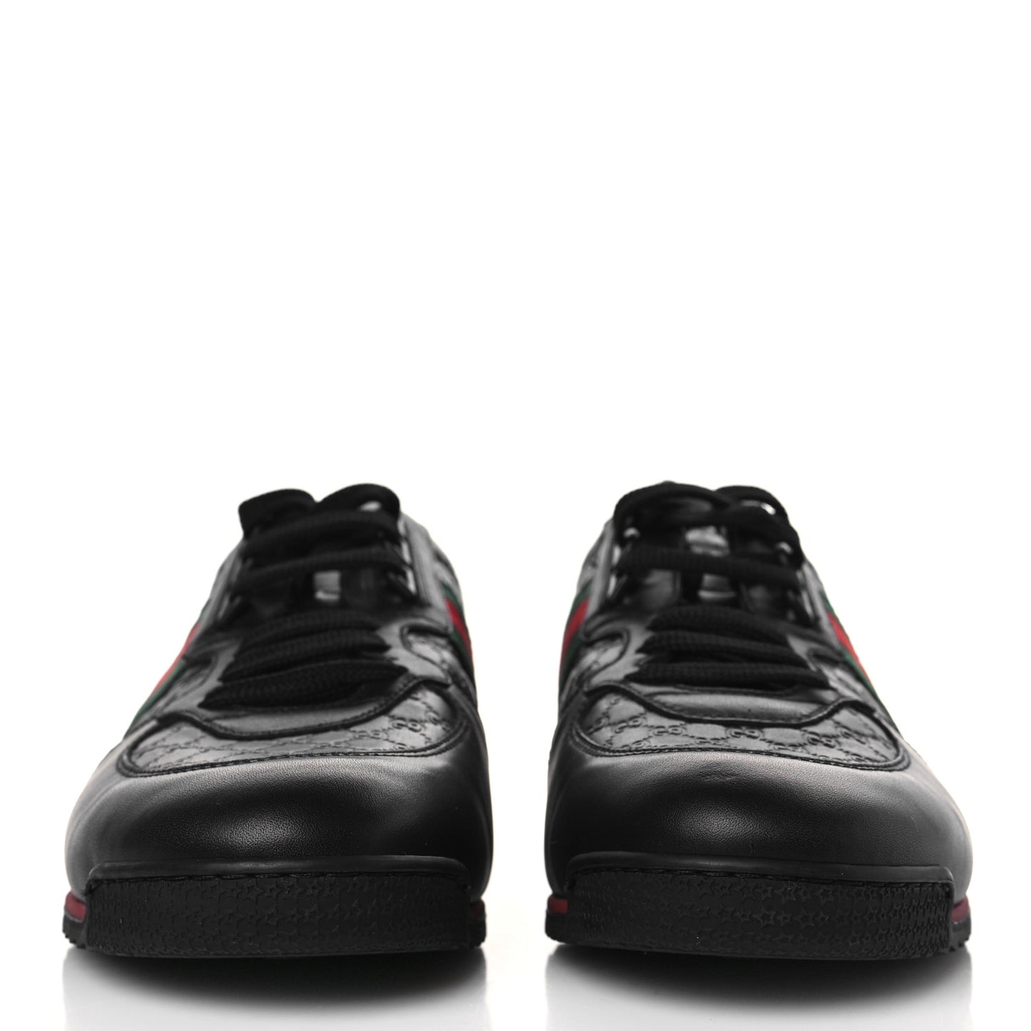 Microguccissima Mens Web Sneakers 8.5 Black