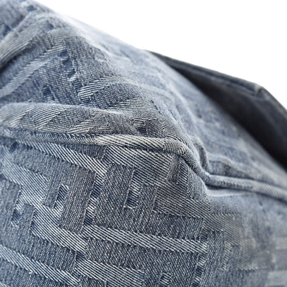 Fendi Denim Zucca Mia Shoulder Flap Blue 14 of 17