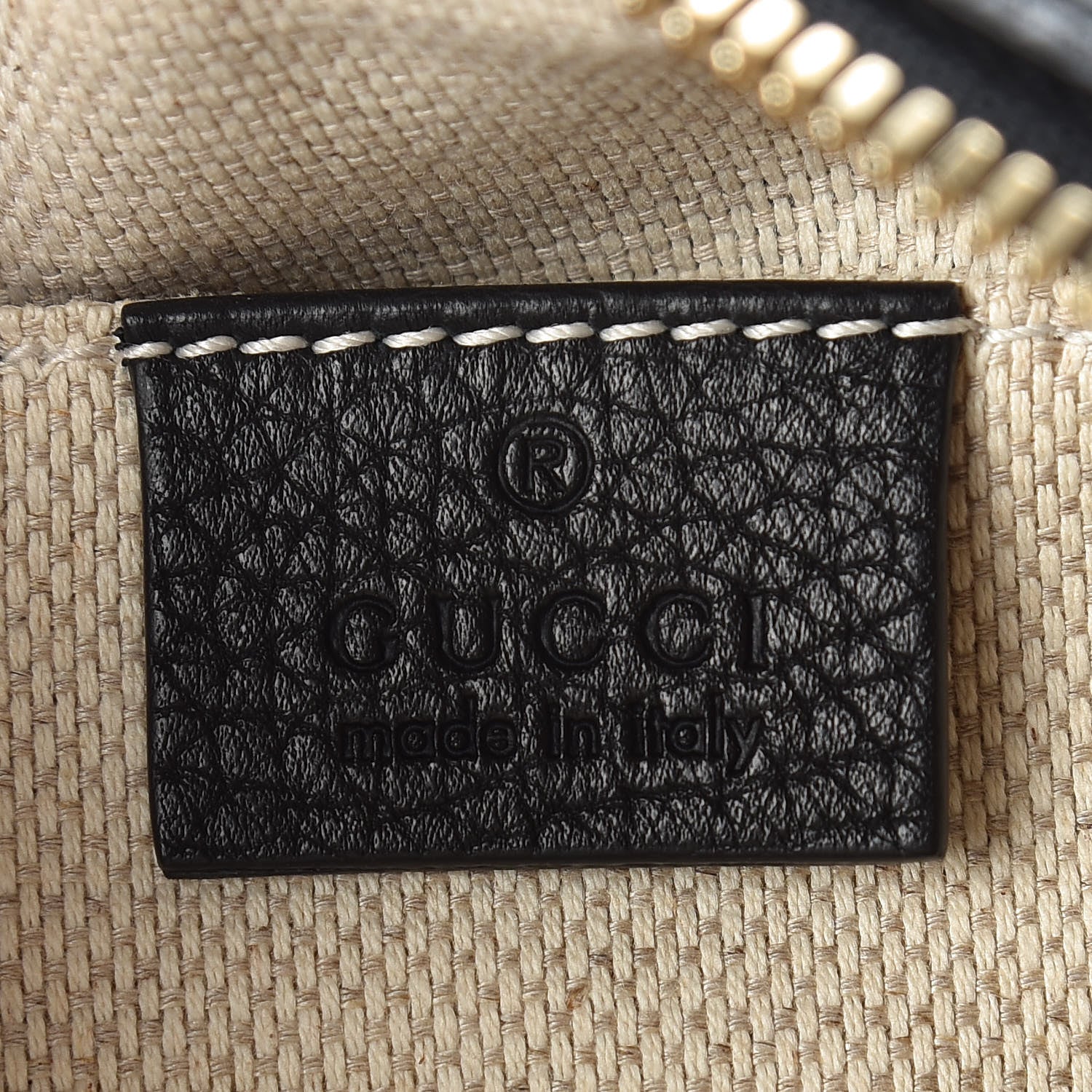Gucci Pebbled Calfskin Small Soho Disco Bag Black 6 of 9
