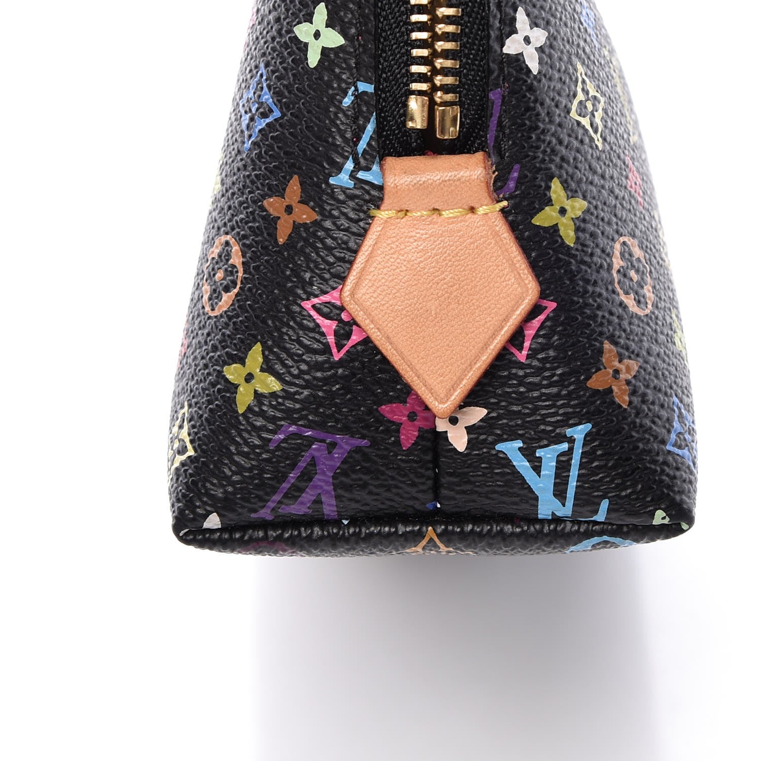 Louis Vuitton Monogram Multicolor Cosmetic Pouch Black Grenade 9 of 9