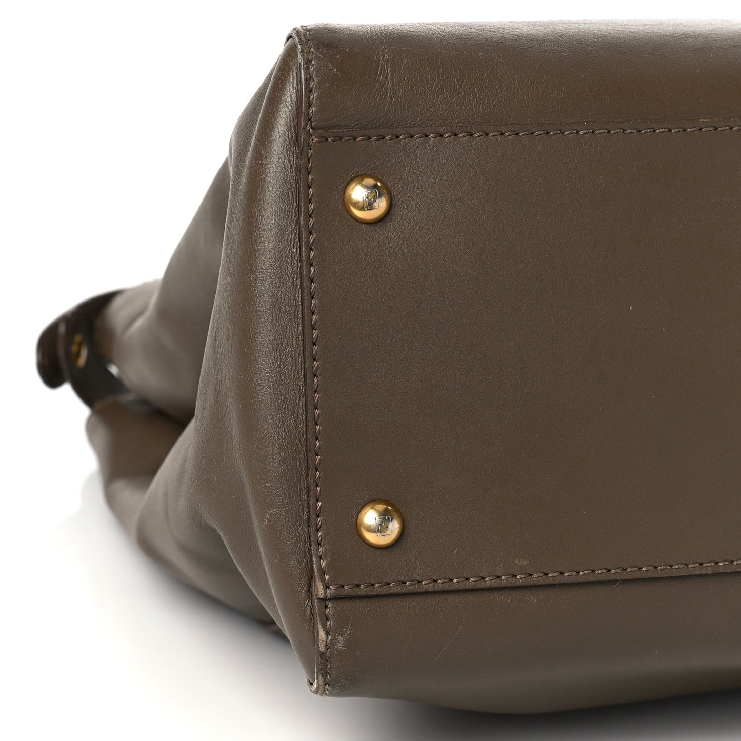 Vitello Morgan Shiny Nappa Large Peekaboo Iconic Satchel Foresta Blue
