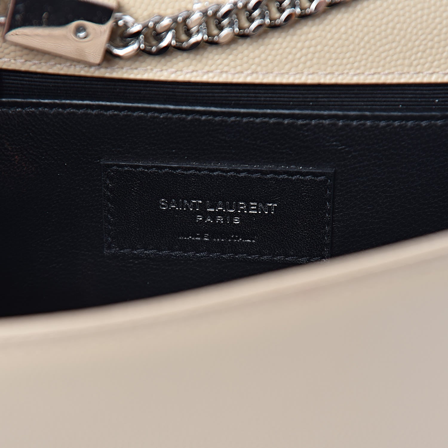 Saint Laurent Grain De Poudre Small Monogram Kate Satchel Nude Powder 7 of 14