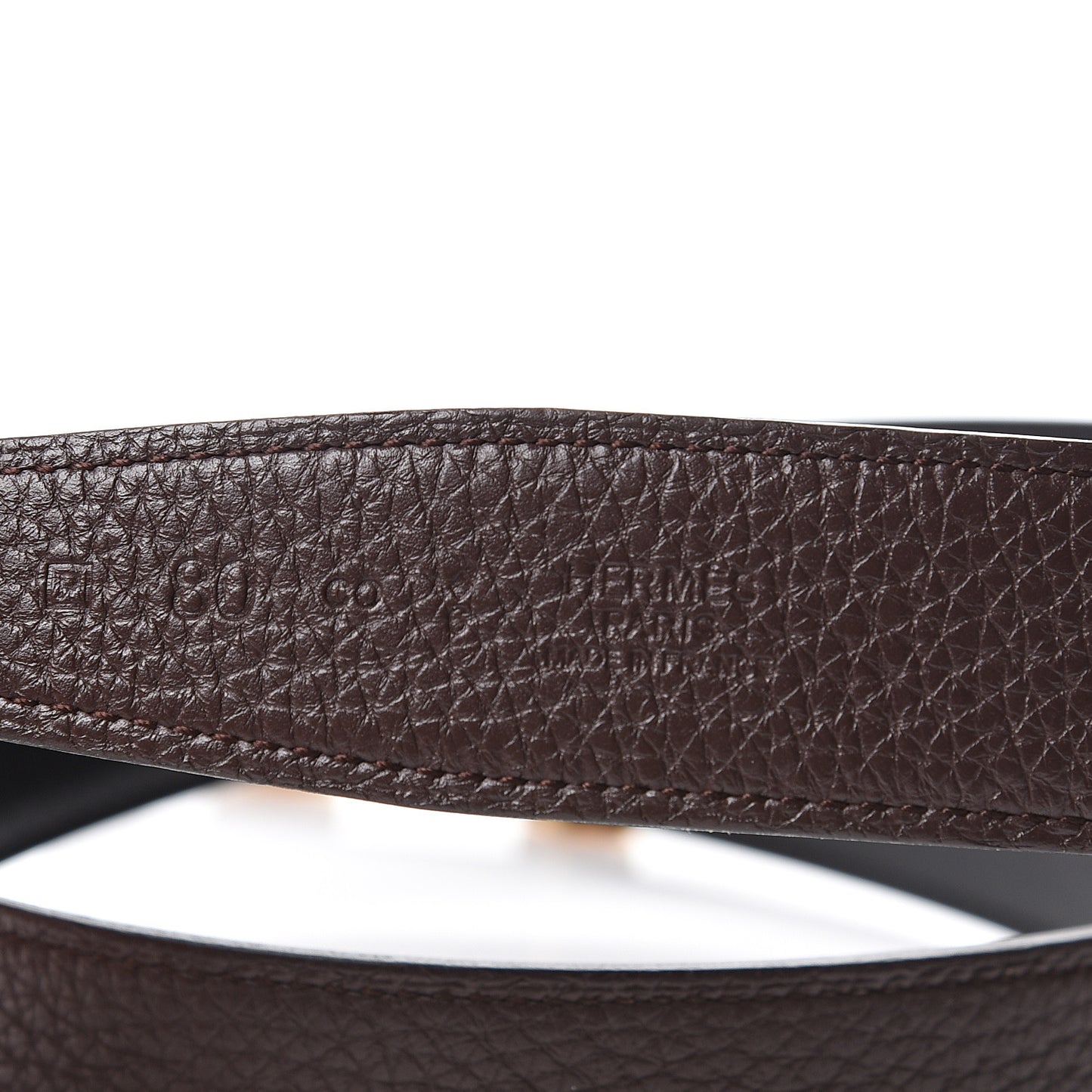 Box Togo 32mm H Belt 80 Black Chocolate