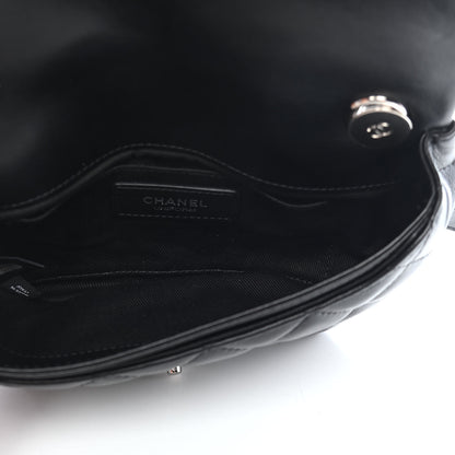 Chanel Calfskin Quilted CC Uniform Flap Belt Bag Black 5 of 10