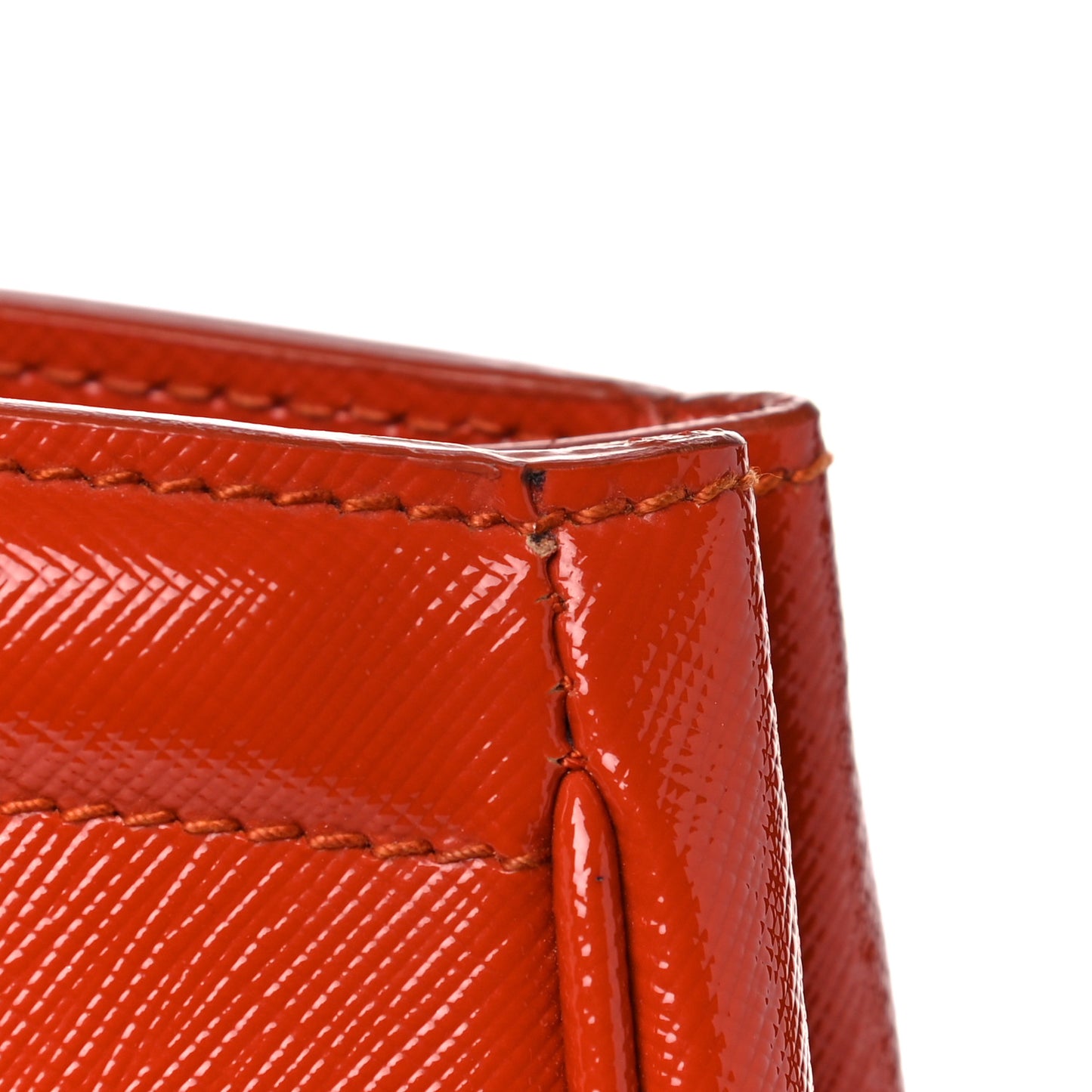 Saffiano Vernice Parabole Tote Arancio