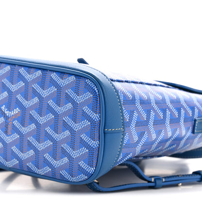 Goyard Goyardine Calfskin Mini Alpin Backpack Sky Blue 10 of 14