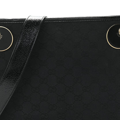 Gucci Monogram Eclipse Messenger Bag Black 7 of 9