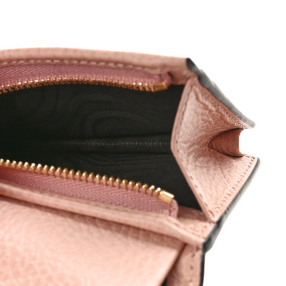 Gucci Dollar Calfskin GG Supreme Monogram GG Marmont Card Case Perfect Pink Beige Mystic White 5 of 8