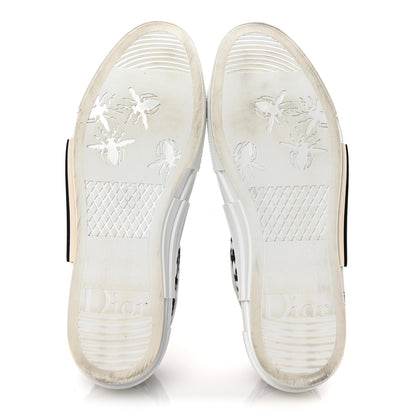 Christian Dior Technical Canvas Oblique Mens B23 Low Top Sneaker 45 White Black 6 of 10
