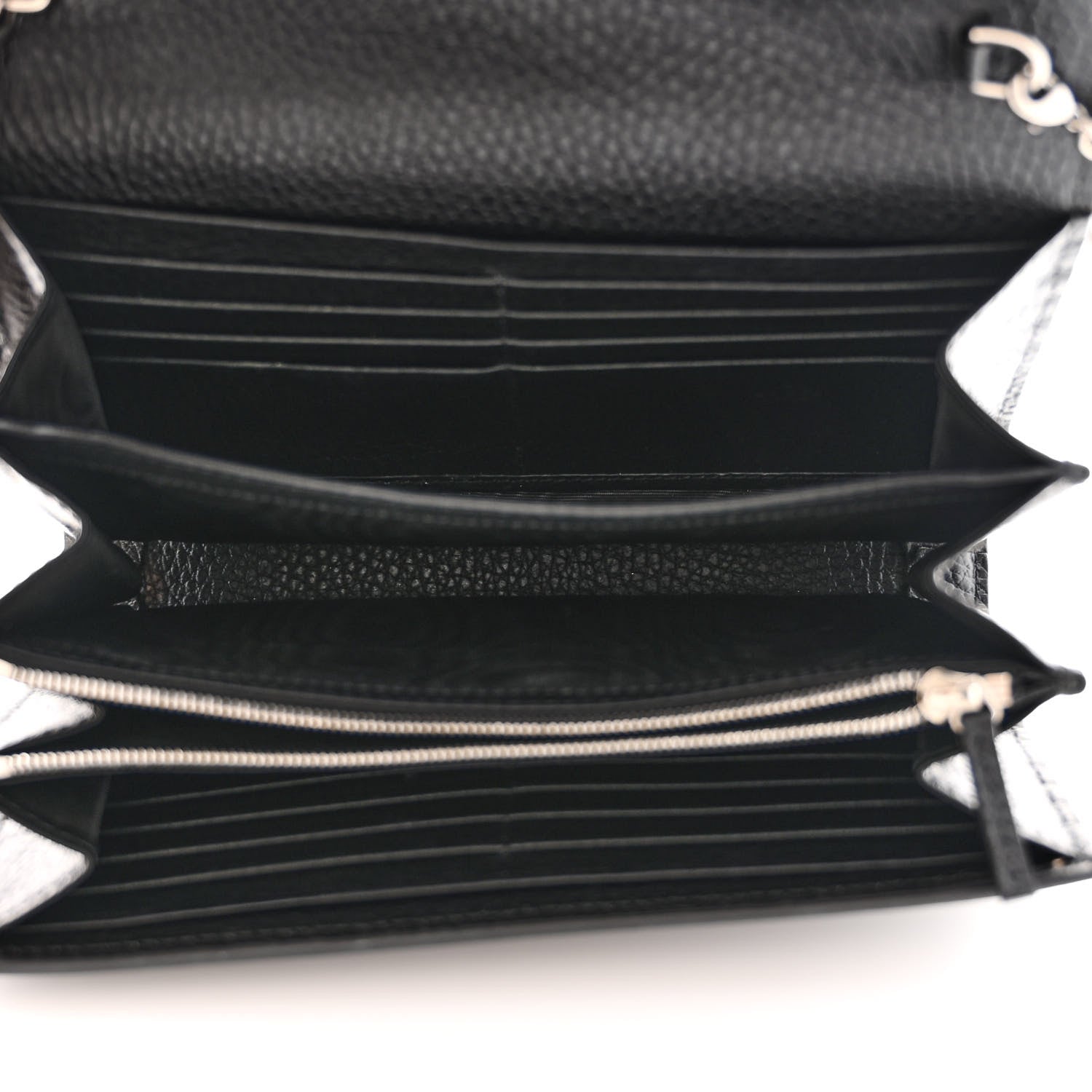 Gucci Calfskin Mini Dionysus Chain Wallet Black 5 of 13