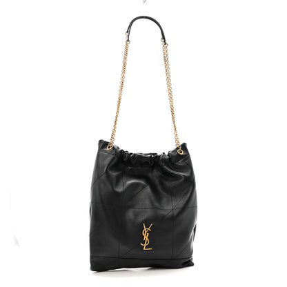 Saint Laurent Lambskin Matelasse Monogram Medium Jamie 4.3 Pochon Black 1 of 15