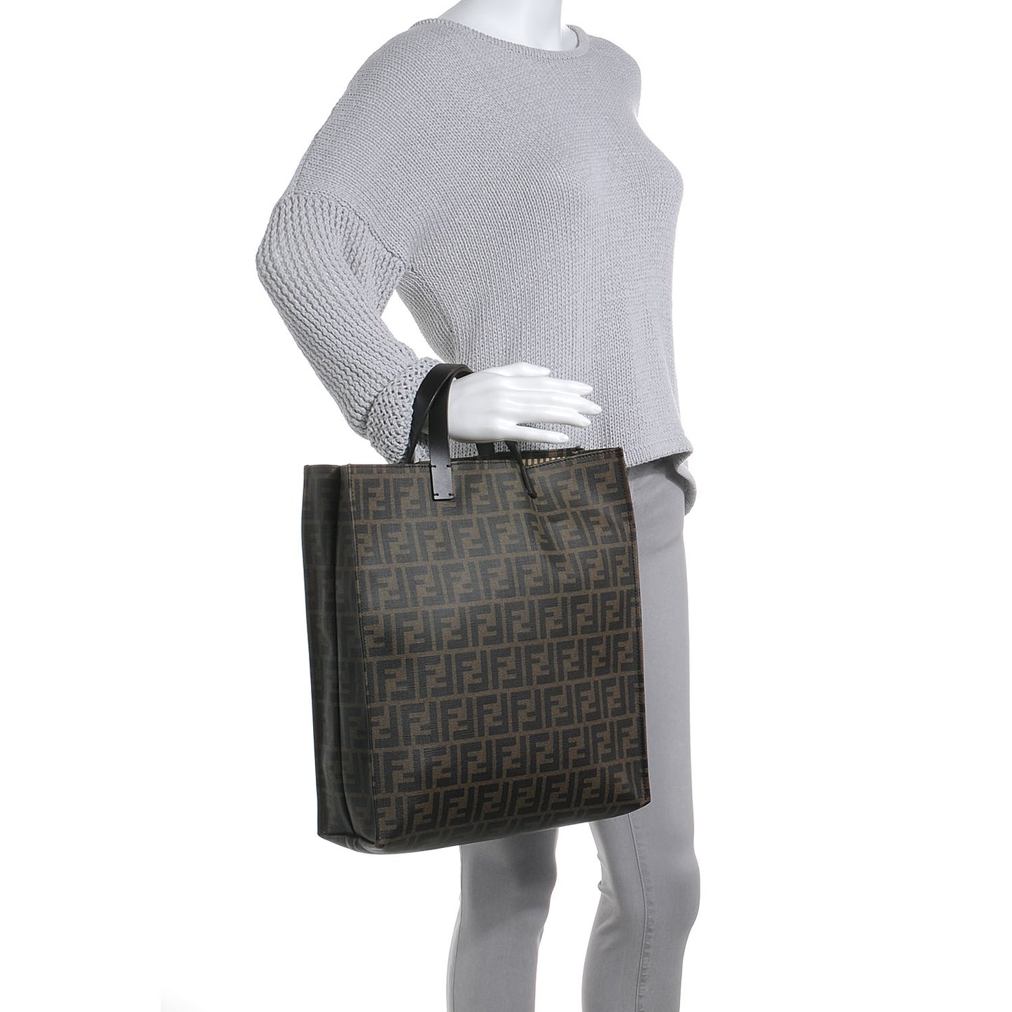 Zucca Spalmati Special Shopping Tote Tobacco