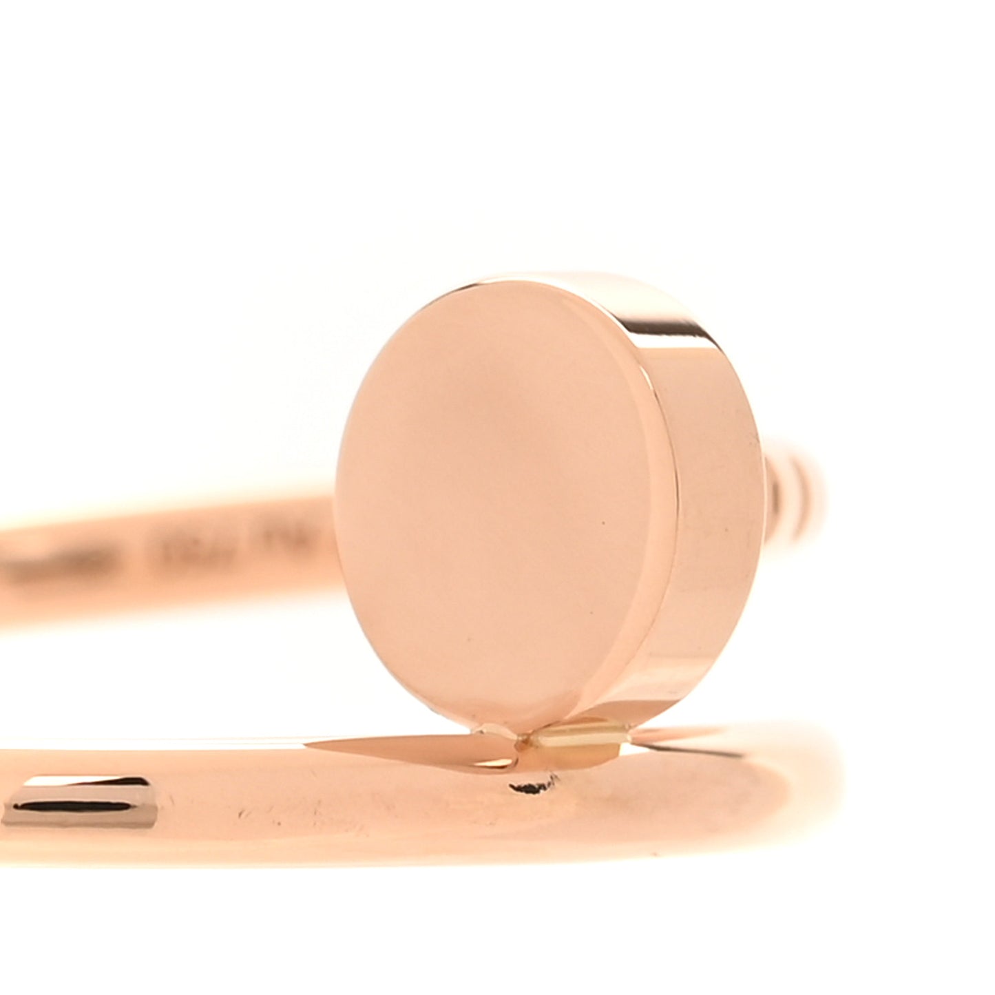 18K Pink Gold Small Juste Un Clou Ring 51 5.75