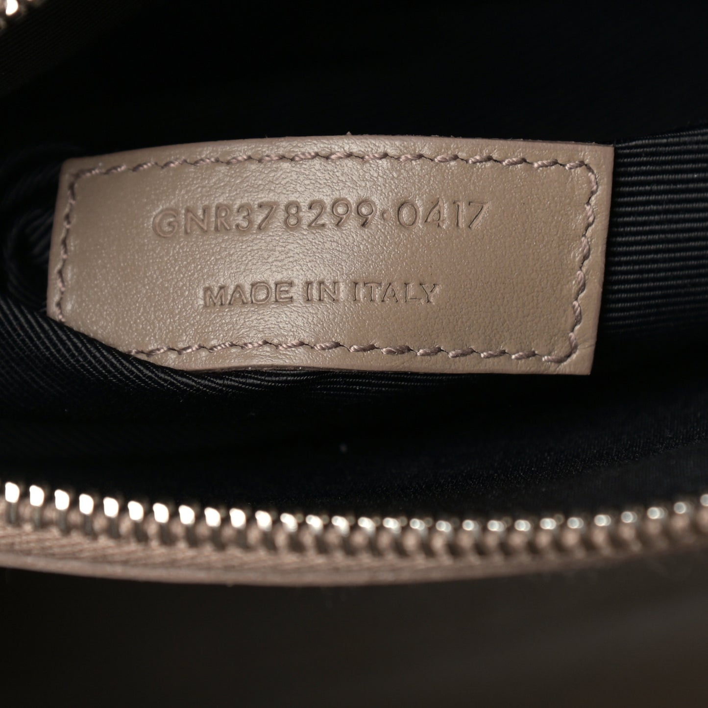 Grained Calfskin Small Sac De Jour Taupe