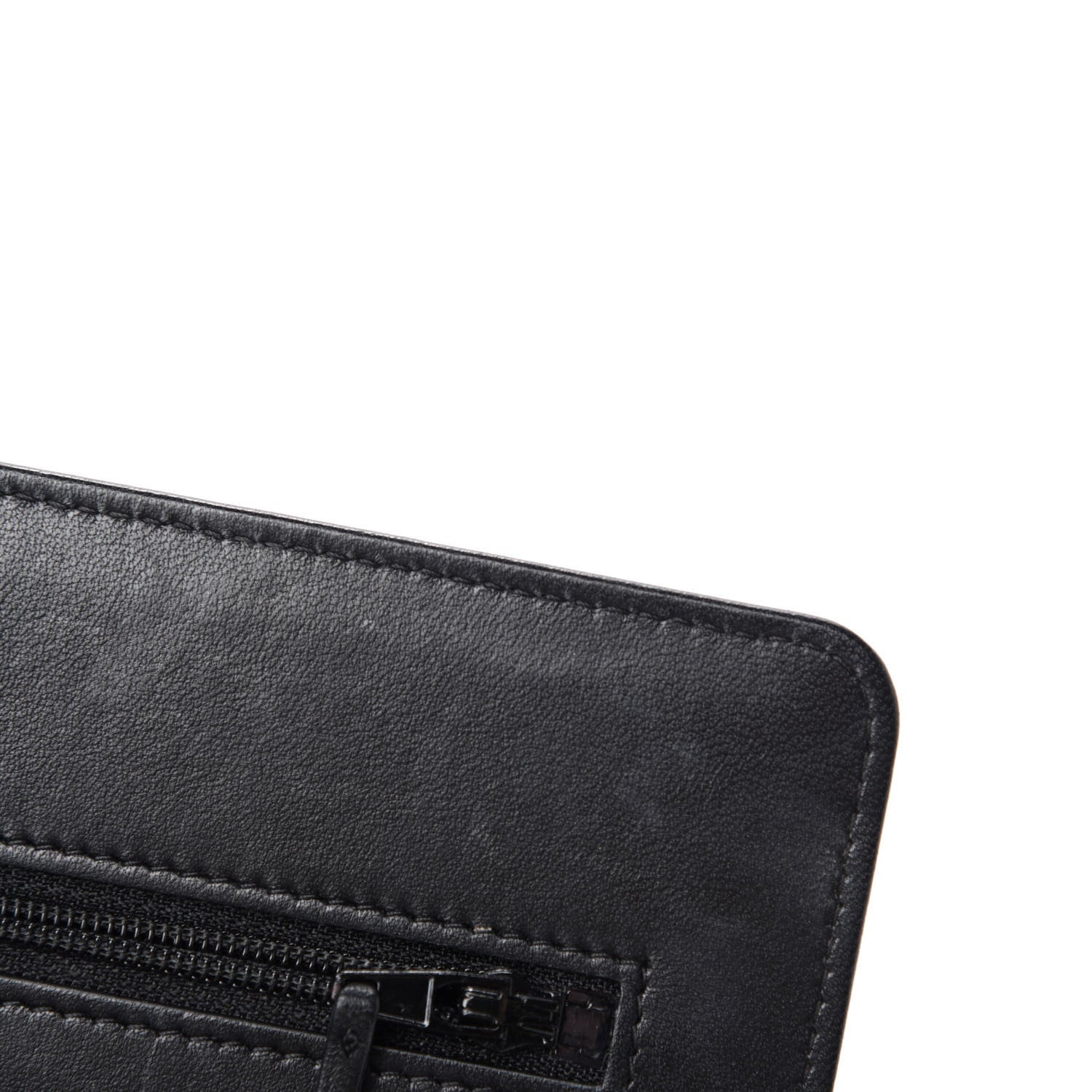 Chanel Lambskin Quilted Chain Around Wallet On Chain WOC Black 8 of 19