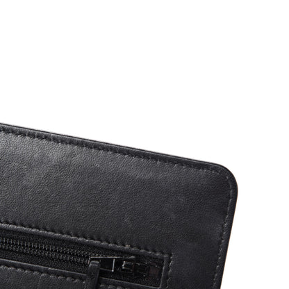 Chanel Lambskin Quilted Chain Around Wallet On Chain WOC Black 8 of 19