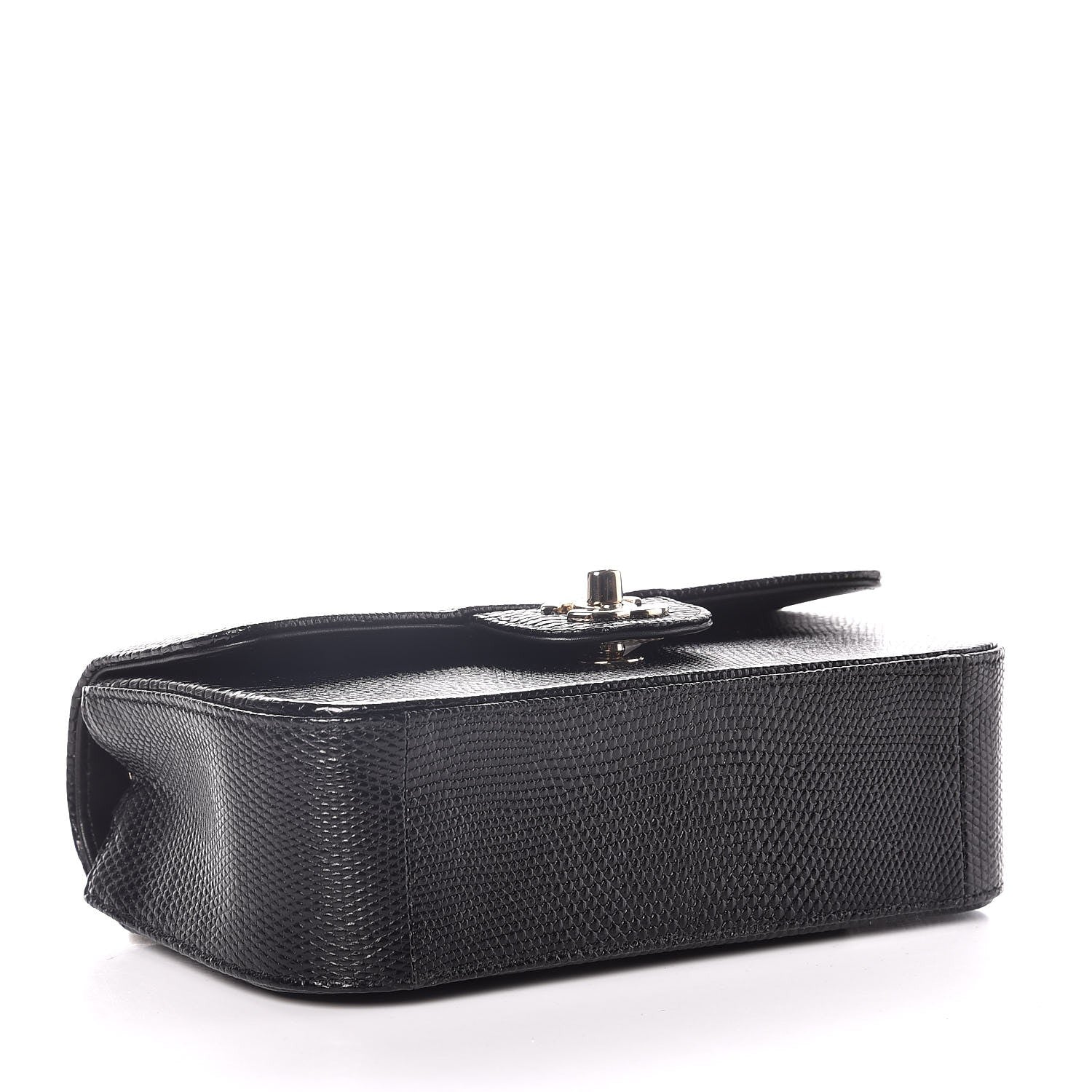 Chanel Lizard Mini Rectangular Flap Black 4 of 7
