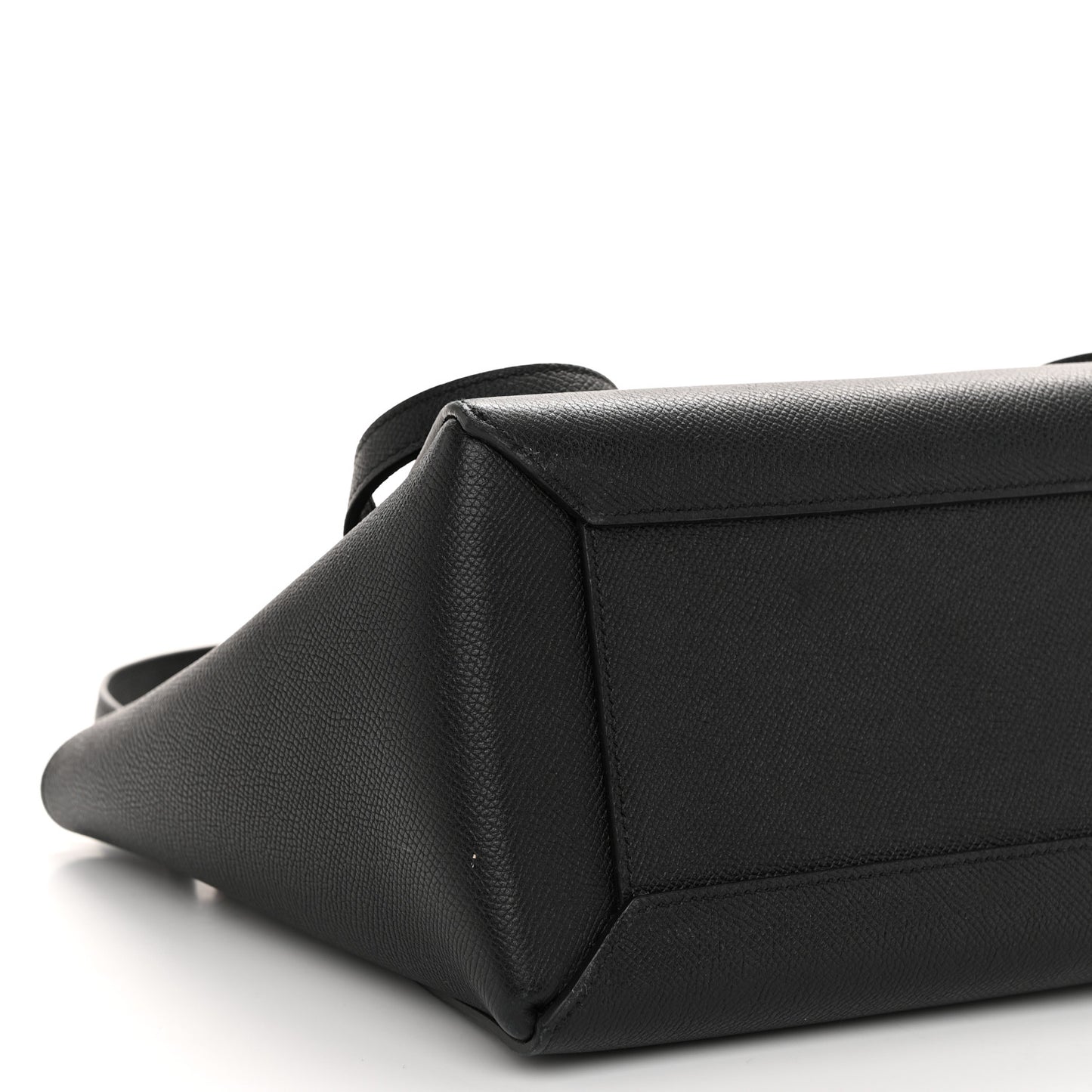 Grained Calfskin Micro Belt Bag Black