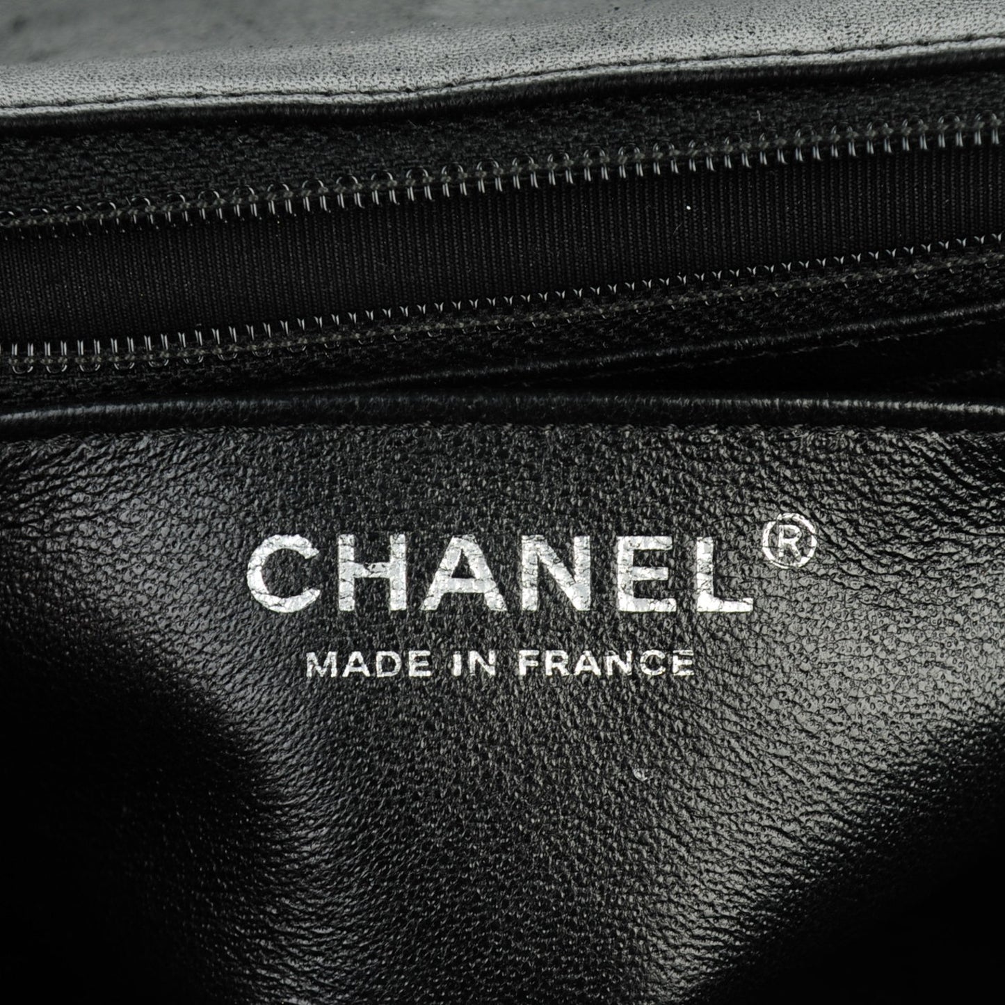 Lambskin Quilted Mini Square Flap Black