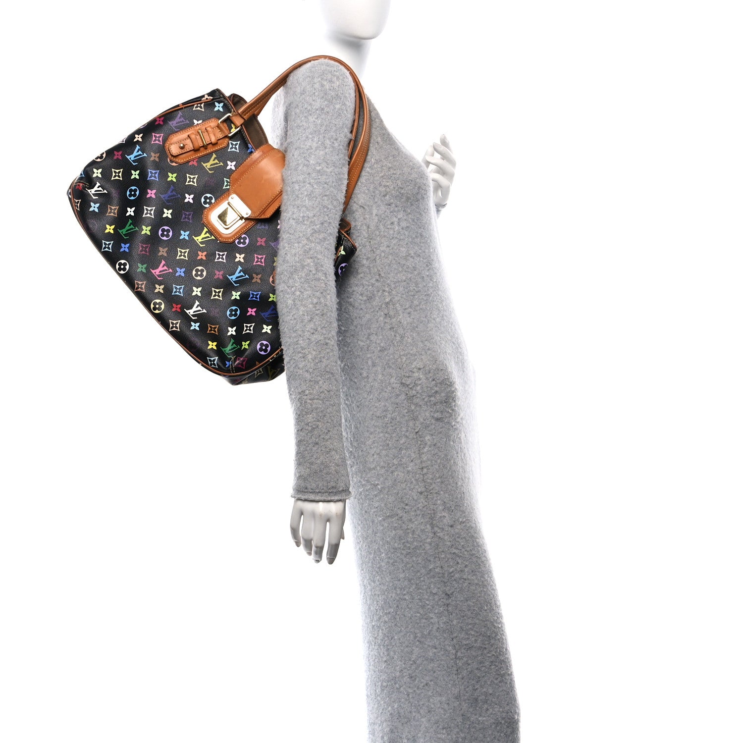 Louis Vuitton Monogram Multicolor Griet Black 2 of 12