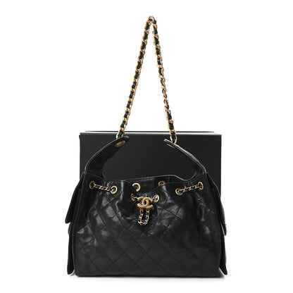 Chanel Caviar Quilted Small Chanel 25 Handbag Black 10 of 10